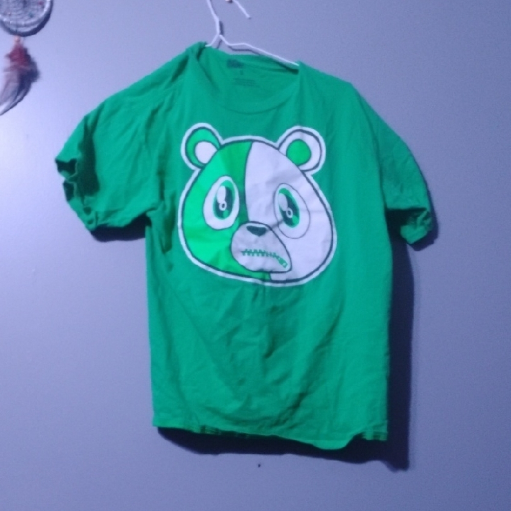 Vibrant Green Panda Shirt